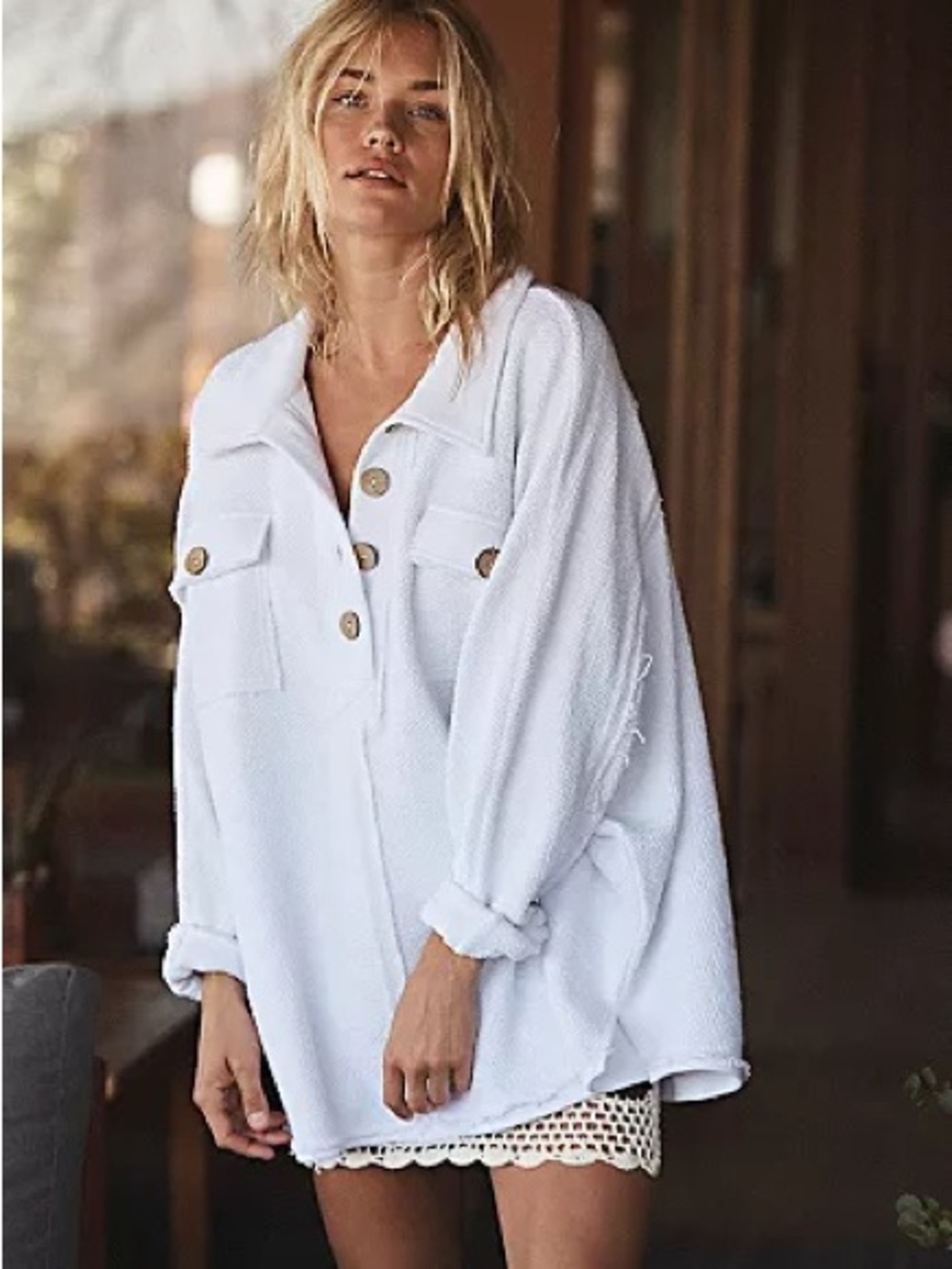 Free People Rowan Pullover Henley